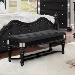 Glam Black Bench