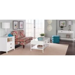 Pervis End Table White -Baxton Acme Shop 74237377 caf0 4d97 aebc 3235f51aff5b