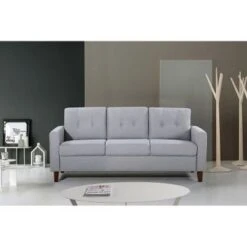 Morrigan Tufted Mid-Century 2 Piece Living Room Set Sofa & Loveseat - Light Gray -Baxton Acme Shop 74509339 8941 40d7 9eb0 3721a68b6d33