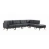 Churchill Rectangular Ottoman Dark Grey -Baxton Acme Shop 7750e48c 30df 430d a699 25b7dd8fb776