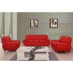 Michael Segura 3PC Living Room Set - Black -Baxton Acme Shop 78c61bcd 07b4 4e4d a54d 9e44fe8cd1d8