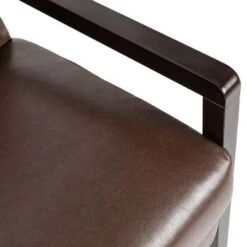 Fernhill Faux Leather Upholstered Pushback Recliner By Christopher Knight Home - Cognac Brown/ Dark Espresso -Baxton Acme Shop 792da81d 6634 4f01 b3ed 7a829a1e2d0e