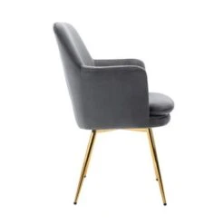 Porthos Home Gemma Velvet And Goldtone Metal Accent Chair - Pink -Baxton Acme Shop 796cf310 f13f 49e4 811d cfaab7cb928b