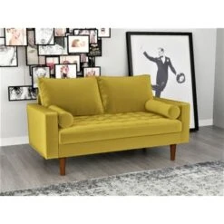 Mac Loveseat - Space Blue -Baxton Acme Shop 7a5ee71f a5d3 457e 969f dfaf4c100be5