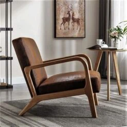 Glostrup 25.2'' Wide Armchair - Camel -Baxton Acme Shop 7b13d0f8 2e70 44c5 95be 75cd94aee620