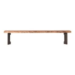 Aurelle Home Brown Rustic Live Edge Bench - Brown -Baxton Acme Shop 7c995184 b31f 41bd be01 8975ee7cef2f