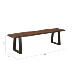 Carbon Loft Maud Grey Sheesham And Black Bench -Baxton Acme Shop 7d2d7857 1e2e 4639 8b31 87094c49bfc2