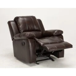 Charleston Leather Gel Glider Rocker Recliner By Greyson Living - Blue -Baxton Acme Shop 7dac13fa 2d62 4656 a7a7 f54ac0700698