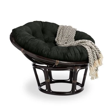Bali 42-inch Papasan Chair With Microsuede Cushion - Spice 13 Bali 42-inch Papasan Chair With Microsuede Cushion - Spice - Image 11