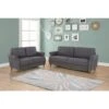 Bruce Nailhead Living Room Set-Loveseat & Sofa - Grey -Baxton Acme Shop 7e0260cb 5388 4985 9050 33f3ebbb79de
