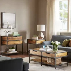 Poe Industrial Style Coffee Table -Baxton Acme Shop 7e2d4c5c 3a2e 4596 9a8f 8989916104ec