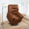 Electric Power Lift Recliner Chair Sofa, Remote Controlled Power Lift Chair, Comfortable Power Lift Recliners For Elderly Gray - Chocolate -Baxton Acme Shop 803e3fdd ae2a 4011 8273 c4d0f362b16d