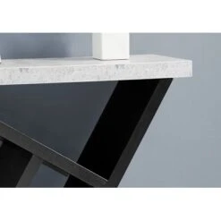 Accent Table/ Console/ Entryway/ Narrow/ Sofa/ Living Room/ Bedroom/ Laminate/ Grey/ Black/ Contemporary/ Modern -Baxton Acme Shop 80b3d328 54fe 4fe2 a23f 2b3c7179de0f