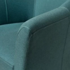 Carson Carrington Augustenborg Fabric Arm Chair - Beige/Espresso -Baxton Acme Shop 81beef5e ae37 48fd a2d7 69262c6b5bef