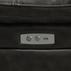 Abbyson Browning Top Grain Leather Power Recliner With USB - Cognac -Baxton Acme Shop 83f9ed49 bfb9 45e8 99b8 8dee807c6cda