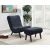 Hawkins Lounger With Ottoman - Navy -Baxton Acme Shop 8471afe5 b9ce 40c9 b6e8 c70853198054
