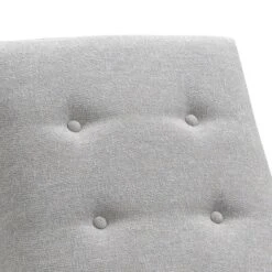 Abbyson Asher Mid Century Modern Grey Fabric Pushback Recliner - Grey -Baxton Acme Shop 85915d6b 5faf 41a9 8779 193e07cbf331