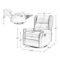 Baksoho Contemporary Leather Swivel Nursery Chair With Metal Base By HULALA HOME - TURQUOISE -Baxton Acme Shop 862d2b06 00b5 459d 8493 b562f94285fa