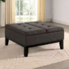 Transitional Gray Storage Ottoman -Baxton Acme Shop 87019f7e 6a73 4bca b45c 44c0b811b069