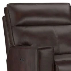 Abbyson Easley Top Grain Leather Dual Power Recliner - Camel -Baxton Acme Shop 878ded0b 90c1 4404 9356 39660d1794bd