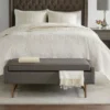 Trixie Grey Accent Bench