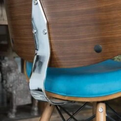 Corvus Madonna Mid-century Teal Accent Chair - Two Chairs -Baxton Acme Shop 88a4040f 5f62 4cbc 801e 874c8e2b08f5