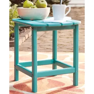 Turquoise Sundown Treasure Rectangular End Table 4 Turquoise Sundown Treasure Rectangular End Table - Image 2