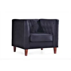 Fancher Kittleson Classic Chesterfield Chair - Green -Baxton Acme Shop 8a259a68 0155 4f36 9efd 8afbd458f250