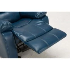 Charleston Leather Gel Glider Rocker Recliner By Greyson Living - Blue -Baxton Acme Shop 8b39a1a3 72d2 4ba2 bc37 15cca400cd45