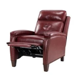 Gaspar Mid-Century Modern Pushback Recliner With Nailhead Trim By HULALA HOME - DOVE -Baxton Acme Shop 8be9ea7d 142c 4ba5 bc01 d4964f882877