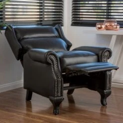 Tauris PU Leather Recliner Club Chair By Christopher Knight Home - Brown -Baxton Acme Shop 8c35f3a5 5f86 42b0 a929 4d3173288e14