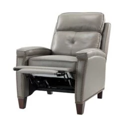 Gaspar Mid-Century Modern Pushback Recliner With Nailhead Trim By HULALA HOME - DOVE -Baxton Acme Shop 8ca6e704 8396 4905 a5b9 e657281c7c4a