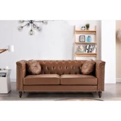 Fogg Rolled Arm Sofa - Black -Baxton Acme Shop 8cd9e6f4 2706 4aa2 99c8 75e57eaa4b83