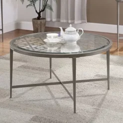 Contemporary Silver Coffee Table