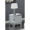 Layton Square End Table Silver And Clear Mirror -Baxton Acme Shop 8f5ad9de 66aa 4508 87f0 b92cd15aeb0a