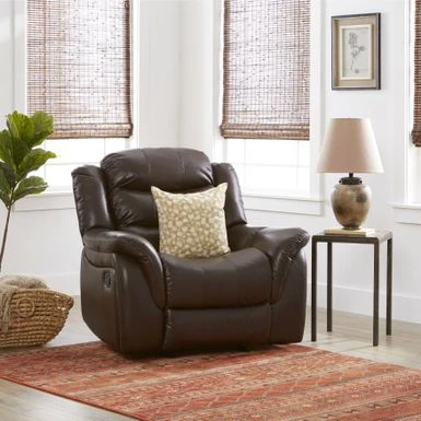 Hawthorne PU Leather Glider Recliner Chair By Christopher Knight Home - Black 4 Hawthorne PU Leather Glider Recliner Chair By Christopher Knight Home - Black - Image 2