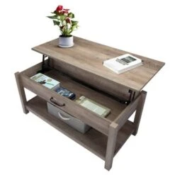 Lift Top Coffee Table With Storage - Grey - No Drawers -Baxton Acme Shop 8fc0bf38 47a7 4240 8bb1 5feee83b0eb6