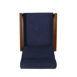 Neihart Waterfall Back Pushback Recliner By Christopher Knight Home - Brown + Navy Blue -Baxton Acme Shop 8fe0b6ab b6ef 4a8b 84f6 2af530b4b39c