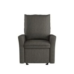 Avenue Greene Brodyn Gliding Recliner Chair With Memory Foam - Grey Linen -Baxton Acme Shop 90671cf8 d61b 49b6 9d17 98284279e836