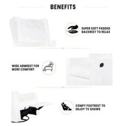 Odelia Swivel Glider Rocker Recliner - Chocolate,Microfiber -Baxton Acme Shop 90d5ac52 f6c2 41d6 8d5d 4b43f5884285