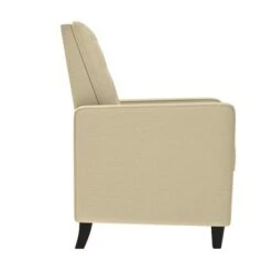 Copper Grove Linen Button Tufted Push Back Recline - Heather Grey -Baxton Acme Shop 90f2d4b7 6db3 44b0 8533 bcc33121b53b