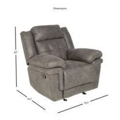 Austin Microfiber Glider Reclining Chair By Greyson Living - Cocoa -Baxton Acme Shop 9115127e 478a 47f2 8cf0 000fa6847f29