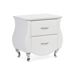 Urban Designs Erin Modern Faux Leather Upholstered Nightstand - Black -Baxton Acme Shop 91c31d23 5e48 4e7b 93bb 77b69058104e