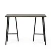 Darke Modern Industrial Handmade Mango Wood Console Table By Christopher Knight Home - 42.00" L X 20.00" W X 30.75" H - Brown + Black -Baxton Acme Shop 93f869a5 68f2 4185 9d79 2db0198e05ea