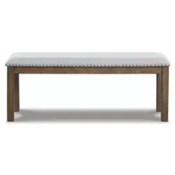 Beige Moriville Upholstered Bench -Baxton Acme Shop 93f8955a e54d 409a b881 e780d44e9699
