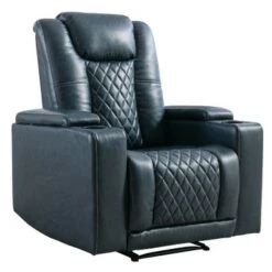 Electric Power Recliner Chair With USB Ports And Cup Holders - Black -Baxton Acme Shop 944a6db5 1df5 41d6 9191 05dac77c822b
