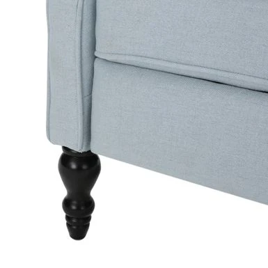 Walter Tufted Fabric Wingback Recliner Club Chair By Christopher Knight Home - Light Beige 9 Walter Tufted Fabric Wingback Recliner Club Chair By Christopher Knight Home - Light Beige - Image 7