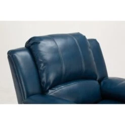 Charleston Leather Gel Glider Rocker Recliner By Greyson Living - Blue -Baxton Acme Shop 954178e6 4e30 40c3 8e1a 7ac87be62d39