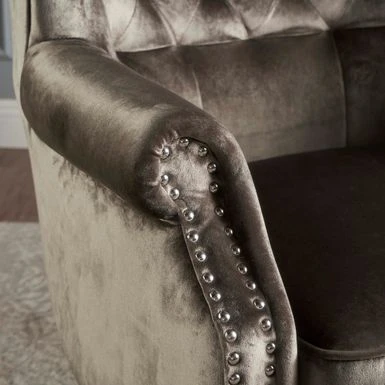 Tomlin Nailhead Velvet Club Chair By Christopher Knight Home - Grey 16 Tomlin Nailhead Velvet Club Chair By Christopher Knight Home - Grey - Image 14