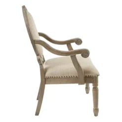 West Exposed Wood Arm Beige Chair 10 West Exposed Wood Arm Beige Chair -Baxton Acme Shop 96865b29 cd41 4580 a01b eafa49267478